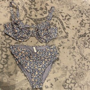 Cleobella two piece floral Women's swimsuit